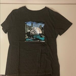 The North Face Charcoal T-Shirt with City Graphic